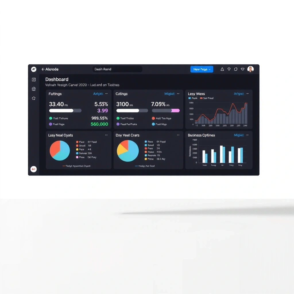 Modern SaaS platform dashboard