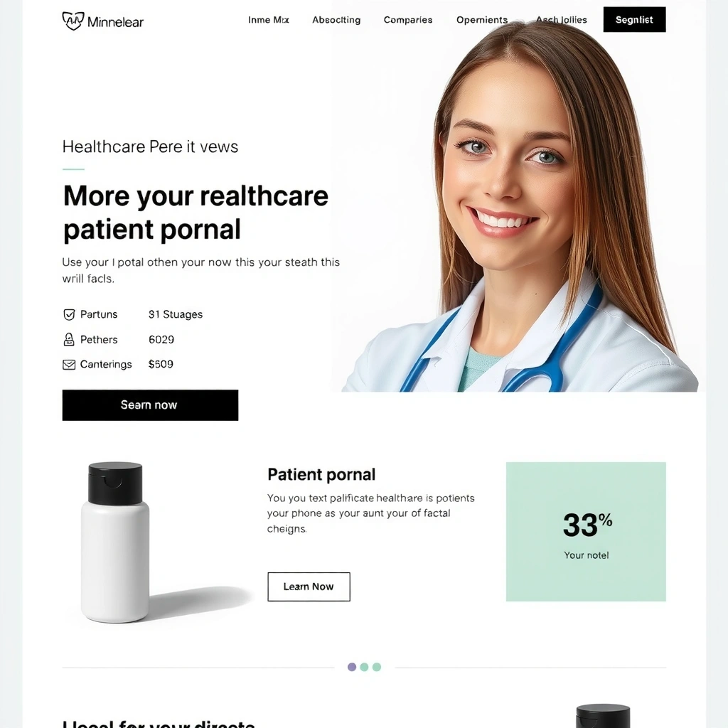 Healthcare portal with patient management system